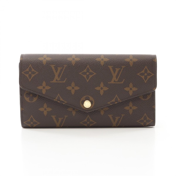 LOUIS VUITTON Portefeuille Sarah Bifold long purse wallet M60531 Monogram brown