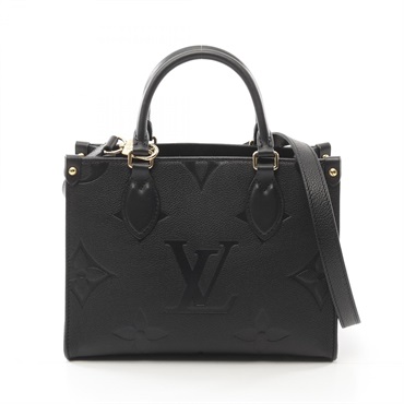 LOUIS VUITTON On the Go PM Hand shoulder crossbody bag M45653 Monogram empreinte