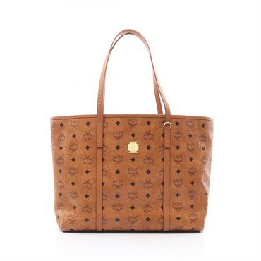 MCM TONI in Visetos Tote Hand Bag MWPAATN01 canvas leather Brown Used unisex