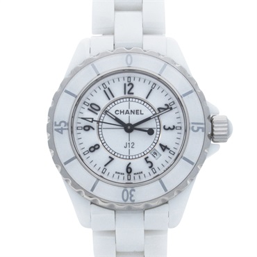 CHANEL J12 Wrist Watch H0968 Quartz ceramic Used Women COCO CC