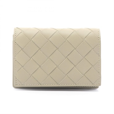 BOTTEGA VENETA Intrecciato Card Case holder 605720VCPQ32919 leather Beige new