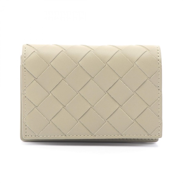 BOTTEGA VENETA Intrecciato Card Case holder 605720VCPQ32919 leather Beige new
