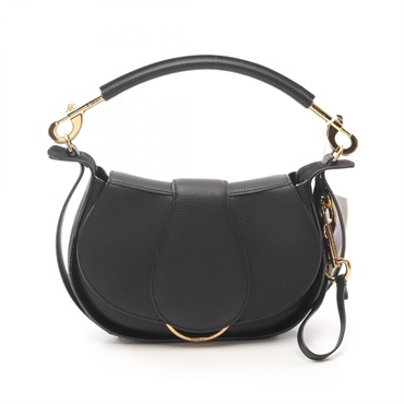 Chloe Chloé Ride Hand Shoulder Bag CHC25SS581O32001 leather Black NEW women