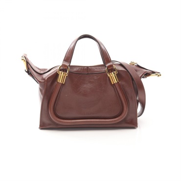 Chloe Paraty 24 Small Bag Handbag CHC24AS751N8225A leather Brown NEW Women