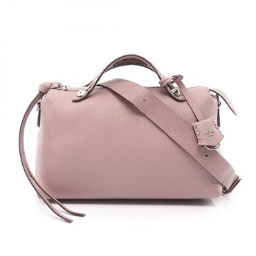 FENDI BY THE WAY SOFT MEDIUM Selleria Handbag 8BL155ASU2F1QHN leather Purple NEW