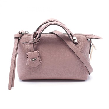 FENDI By the Way Selleria Mini Shoulder Handbag 8BS098ASU2F1QHN leather Pink NEW