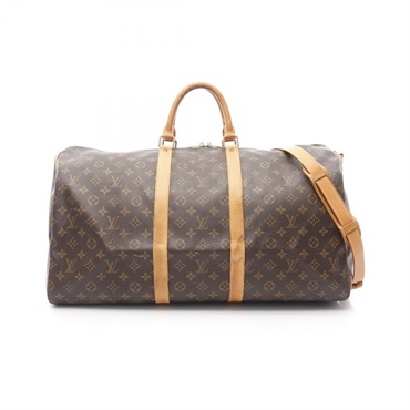 LOUIS VUITTON Keepall Bandouliere 55 Shoulder handbag M41414 Monogram Used LV