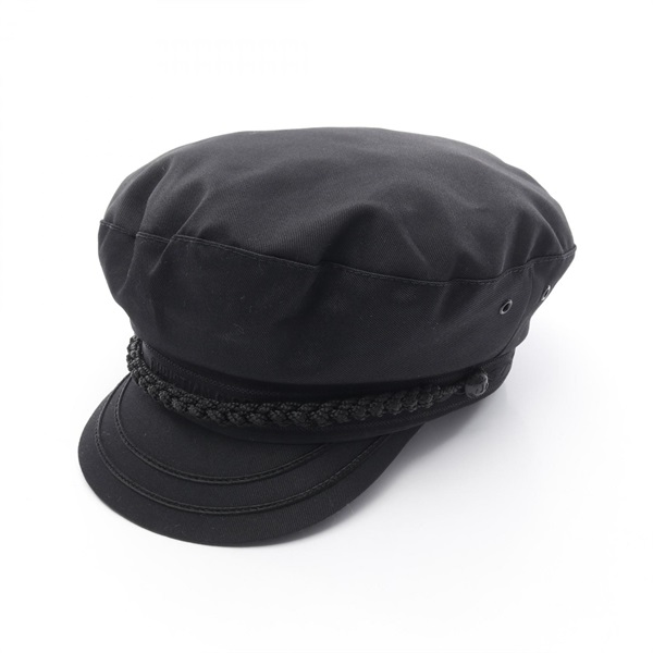 Christian Dior Casquette hat cotton Black Used Women