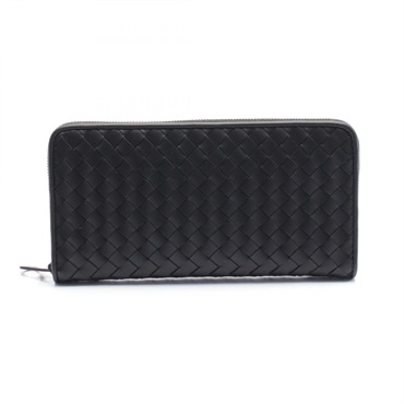 BOTTEGA VENETA Intrecciato Around zip long wallet purse 510643V46511000 leather