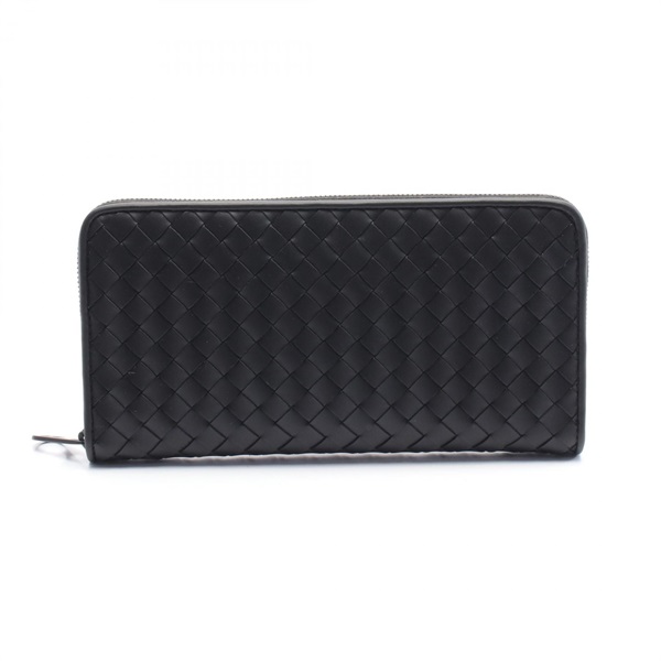 BOTTEGA VENETA Intrecciato Around zip long wallet purse 510643V46511000 leather