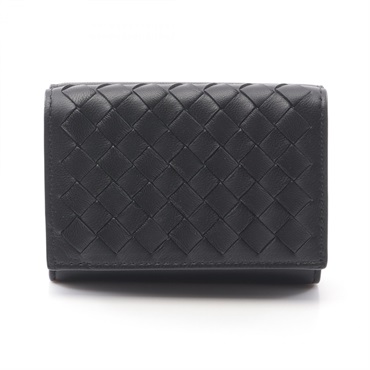 BOTTEGA VENETA Intrecciato Tri-fold compact wallet purse 515385VO0B28885 leather