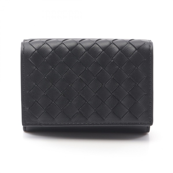 BOTTEGA VENETA Intrecciato Tri-fold compact wallet purse 515385VO0B28885 leather