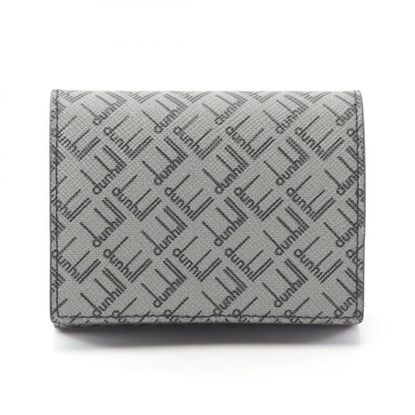 Dunhill Signature coin purse wallet 24F2025LT038R canvas Gray NEW mens