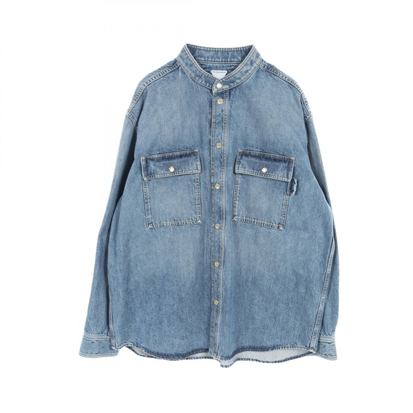 BOTTEGA VENETA denim shirt tops #50 790667V42W0471550 cotton Navy NEW mens