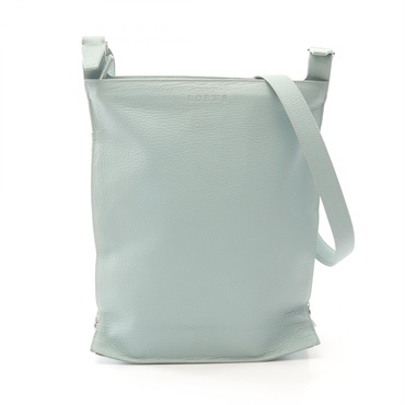 LOEWE Shoulder Bag crossbody leather Blue Used Women