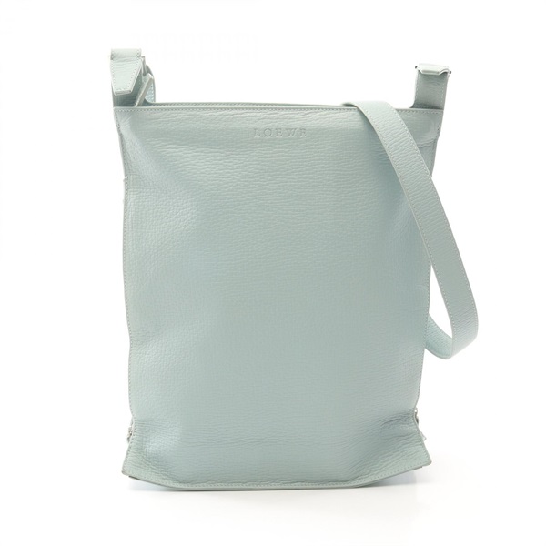 LOEWE Shoulder Bag crossbody leather Blue Used Women