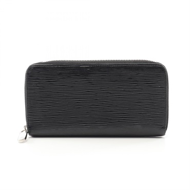 LOUIS VUITTON Zippy around long wallet M6007N Epi-electric leather Black Used LV
