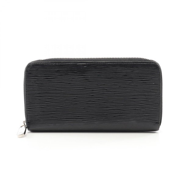 LOUIS VUITTON Zippy around long wallet M6007N Epi-electric leather Black Used LV