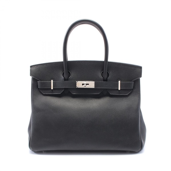 HERMES Birkin 30 Hand bag M 041701CK Epsom leather Black Used SHW