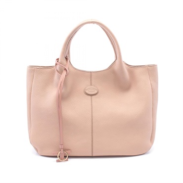 TOD'S ALH Hand Tote Bag leather Pink Used Women