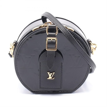 LOUIS VUITTON Mini Boit chapeau Shoulder crossbody Bag M90469 Vernis Noir used