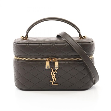 SAINT LAURENT Gabby Shoulder Handbag 7667311EL073212 leather Khaki NEW Women