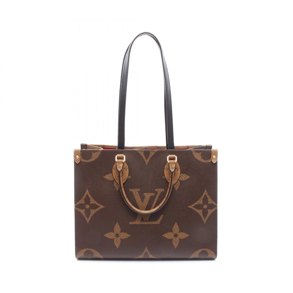LOUIS VUITTON On the Go MM Tote Bag M45321 Monogram Giant Reverse canvas Brown