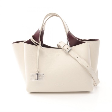TOD'S Timeless Mini Hand crossbody bag XBWAPAFL100QRI9P09 leather White NEW