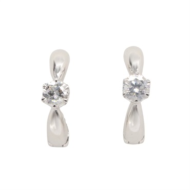 JEWELRY Diamond Earring 18KWG White Gold Used women