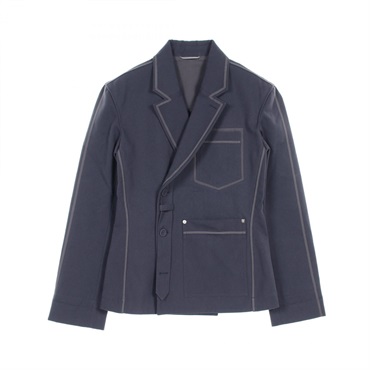 Christian Dior tailored jacket blazer 383C276A5641 cotton Navy Used mens #44