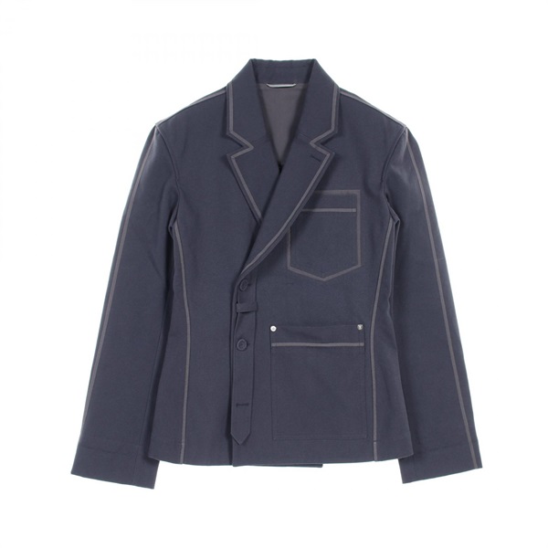 Christian Dior tailored jacket blazer 383C276A5641 cotton Navy Used mens #44