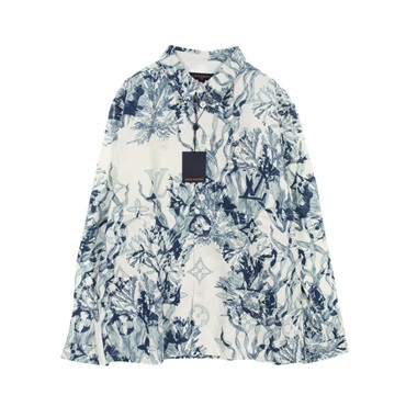 LOUIS VUITTON graphic shirt #6L RM232M26HPB25W cotton White Multicolor Used mens