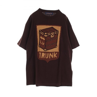 LOUIS VUITTON intarsia T-shirt #L RM241AURHQN83W cotton Brown Used