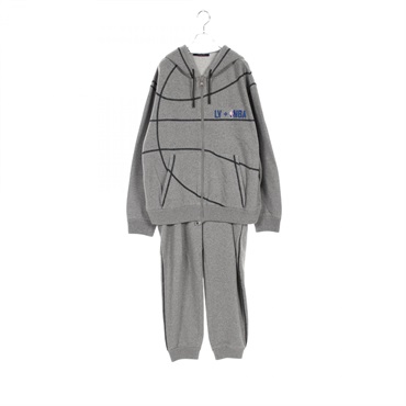 LOUIS VUITTON × NBA Hoodie Pants RM211M ZMG wool cotton Gres Used men XXL