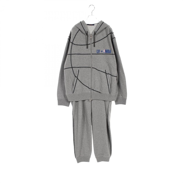 LOUIS VUITTON × NBA Hoodie Pants RM211M ZMG wool cotton Gres Used men XXL
