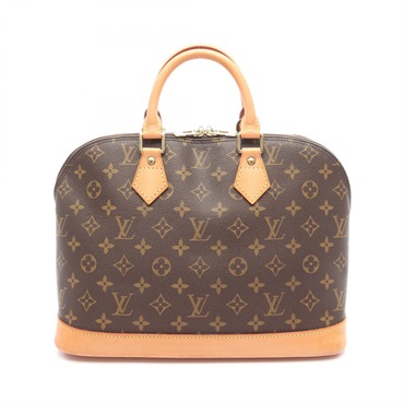 LOUIS VUITTON Alma PM Handbag M51130 Monogram canvas leather Brown Used LV