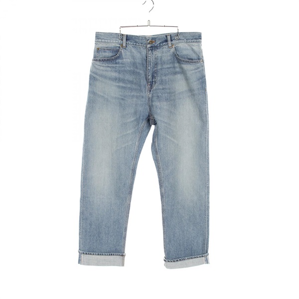 LOEWE straight leg jeans Denim pants #52 H526Y11W18557052 cotton Blue NEW