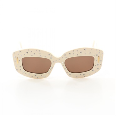 LOEWE Sunglasses Eyewear LW4114IS49925E Plastic Beige NEW Women