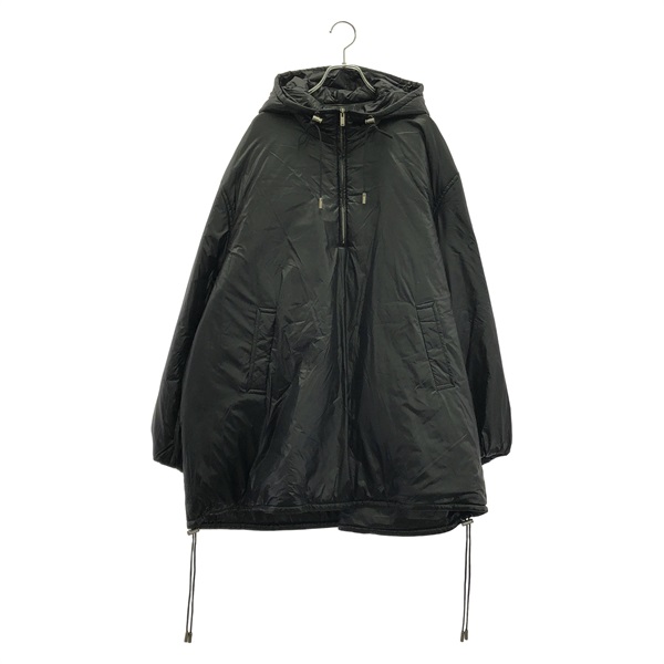 SAINT LAURENT Blouson Coat 758264Y5F65100050 Nylon Black NEW Women size 50