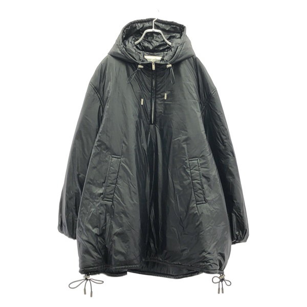 SAINT LAURENT Blouson Coat 758264Y5F65100052 Nylon Black NEW Women size 52