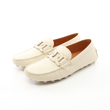 TOD'S #39 loafers shoes flats XXW52K0IH00N6MC01639 leather White NEW Women