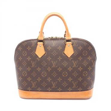 LOUIS VUITTON Alma PM Handbag M51130 Monogram canvas leather Brown Used Women LV