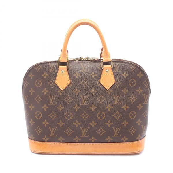 LOUIS VUITTON Alma PM Handbag M51130 Monogram canvas leather Brown Used Women LV