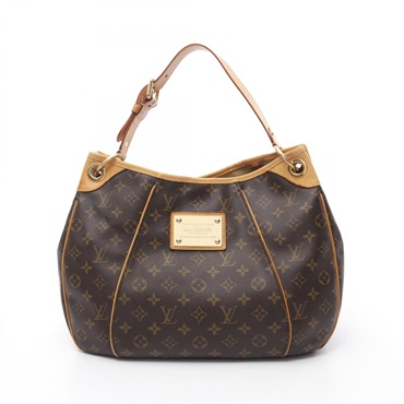 LOUIS VUITTON Galliera PM Shoulder Bag M56382 Monogram canvas Brown Used Women