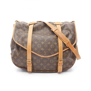 LOUIS VUITTON Saumur 43 crossbody Shoulder Bag M42252 Monogram canvas Used LV
