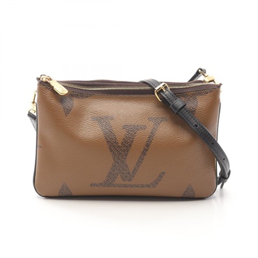 LOUIS VUITTON Pochette double zip Shoulder crossbody Bag M69203 Monogram Giant