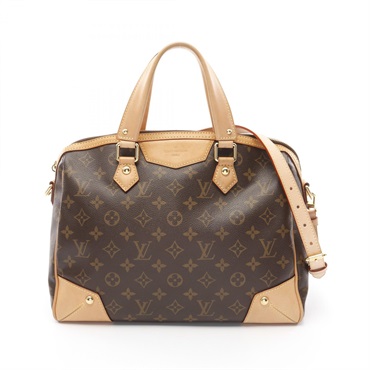 LOUIS VUITTON Retiro PM 2way shoulder Hand bag M40325 Monogram leather Brown LV