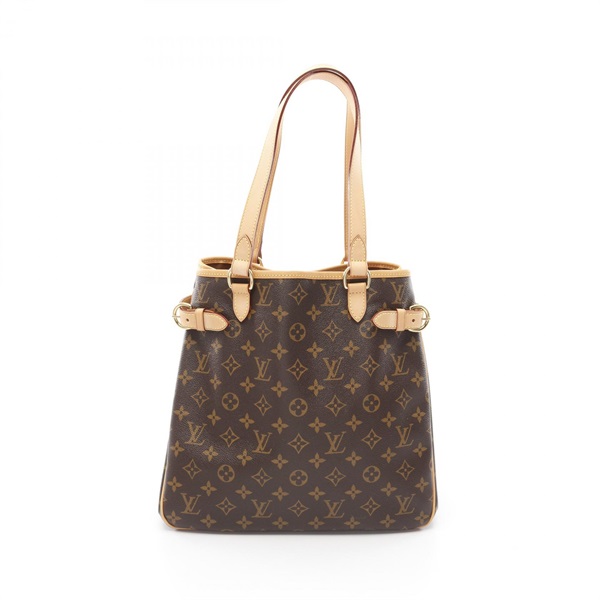 LOUIS VUITTON Batignolle Vertical Tote Bag M51153 Monogram leather Brown Used