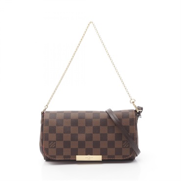 LOUIS VUITTON Favorite PM Hand chain shoulder crossbody bag N41276 Damier LV