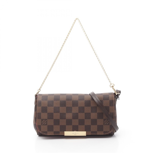 LOUIS VUITTON Favorite PM Hand chain shoulder crossbody bag N41276 Damier LV